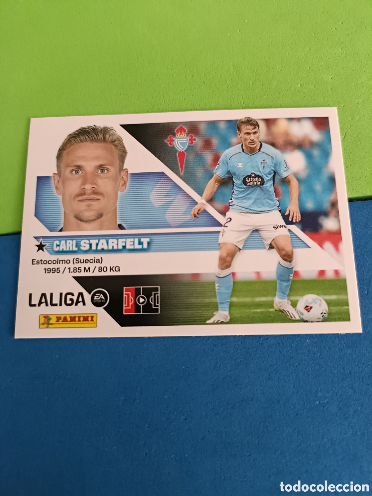 Cromos de f&uacute;tbol: Panini cromos stickers Liga este 2026 2027 26 27 - Celta Vigo 8 Starfelt