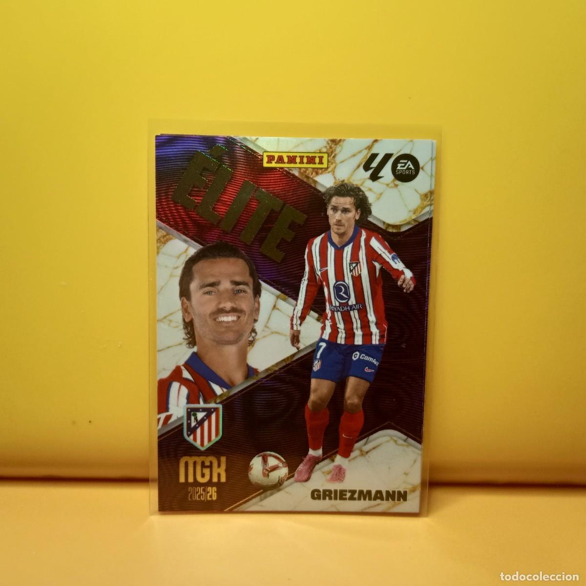 Cromos de f&uacute;tbol: MEGACRACKS 2025 2026 25 26 (&Eacute;LITE) ATL&Eacute;TICO DE MADRID GRIEZMANN 6