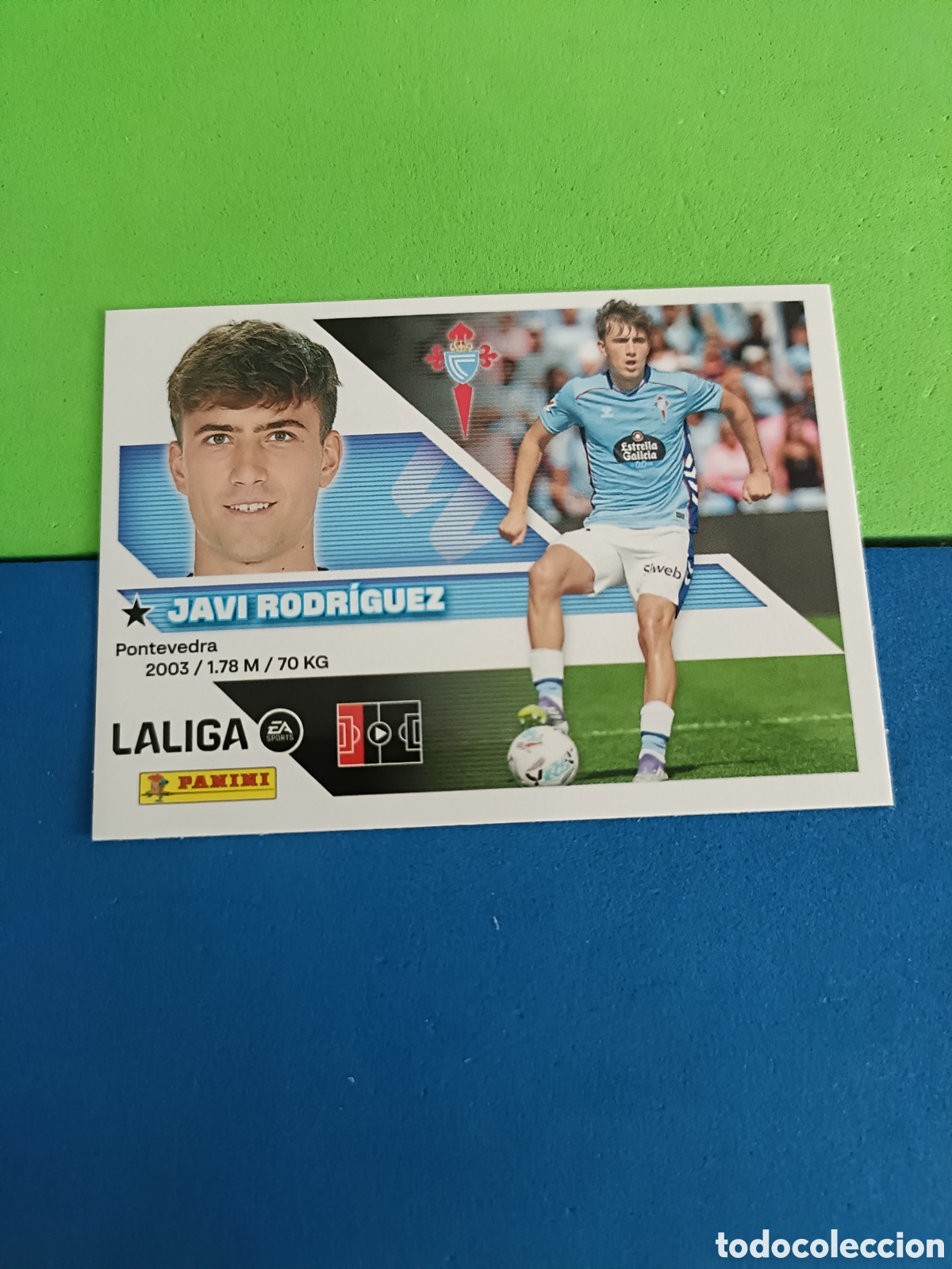 Figurine di Calcio: Panini cromos stickers Liga este 2026 2027 26 27 - Celta Vigo 7 Javi Rodr&iacute;guez