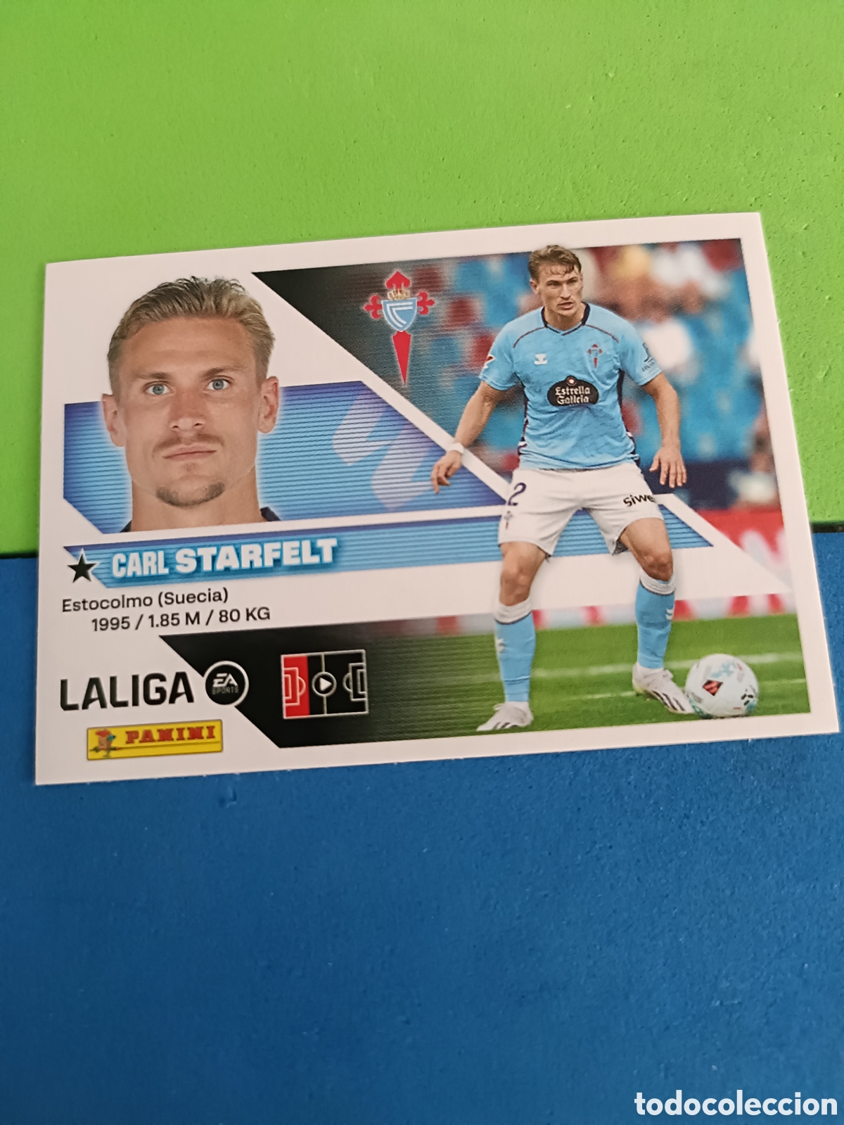 Cromos de f&uacute;tbol: Panini cromos stickers Liga este 2026 2027 26 27 - Celta Vigo 8 Starfelt