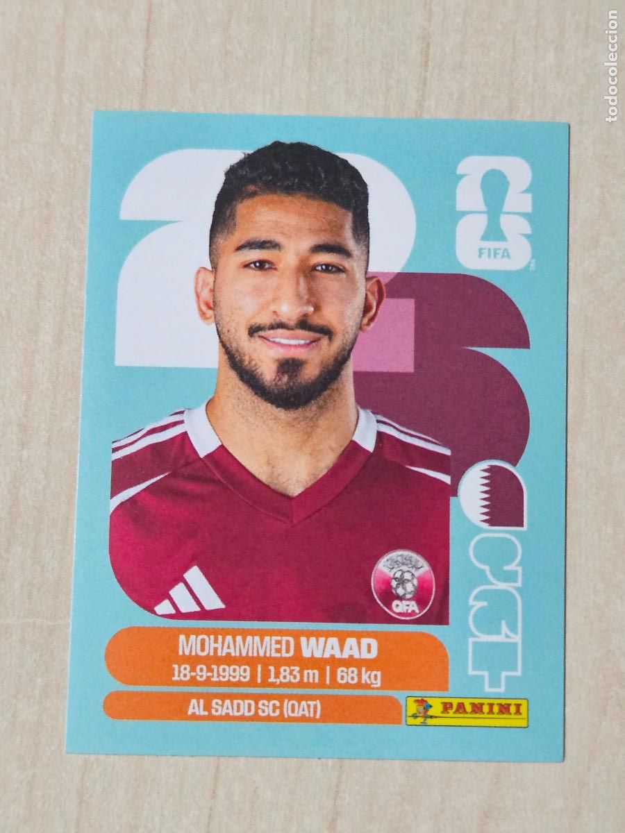 Cromos de f&uacute;tbol: CROMO QAT14 QAT 14 - WAAR QATAR - MUNDIAL FIFA WORLD CUP 2026 STICKER PANINI SIN PEGAR