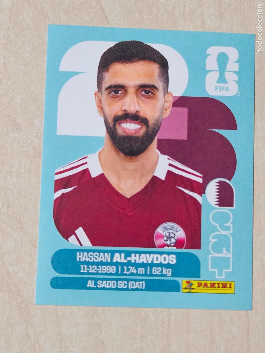 Cromos de f&uacute;tbol: CROMO QAT16 QAT 16 - AL-HAYDOS QATAR - MUNDIAL FIFA WORLD CUP 2026 STICKER PANINI SIN PEGAR
