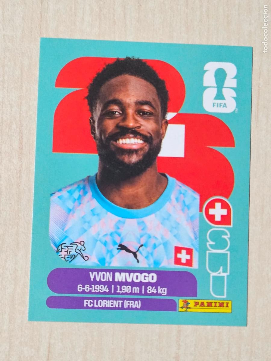 Cromos de f&uacute;tbol: CROMO SUI3 SUI 3 - MVOGO SUIZA - MUNDIAL FIFA WORLD CUP 2026 STICKER PANINI SIN PEGAR