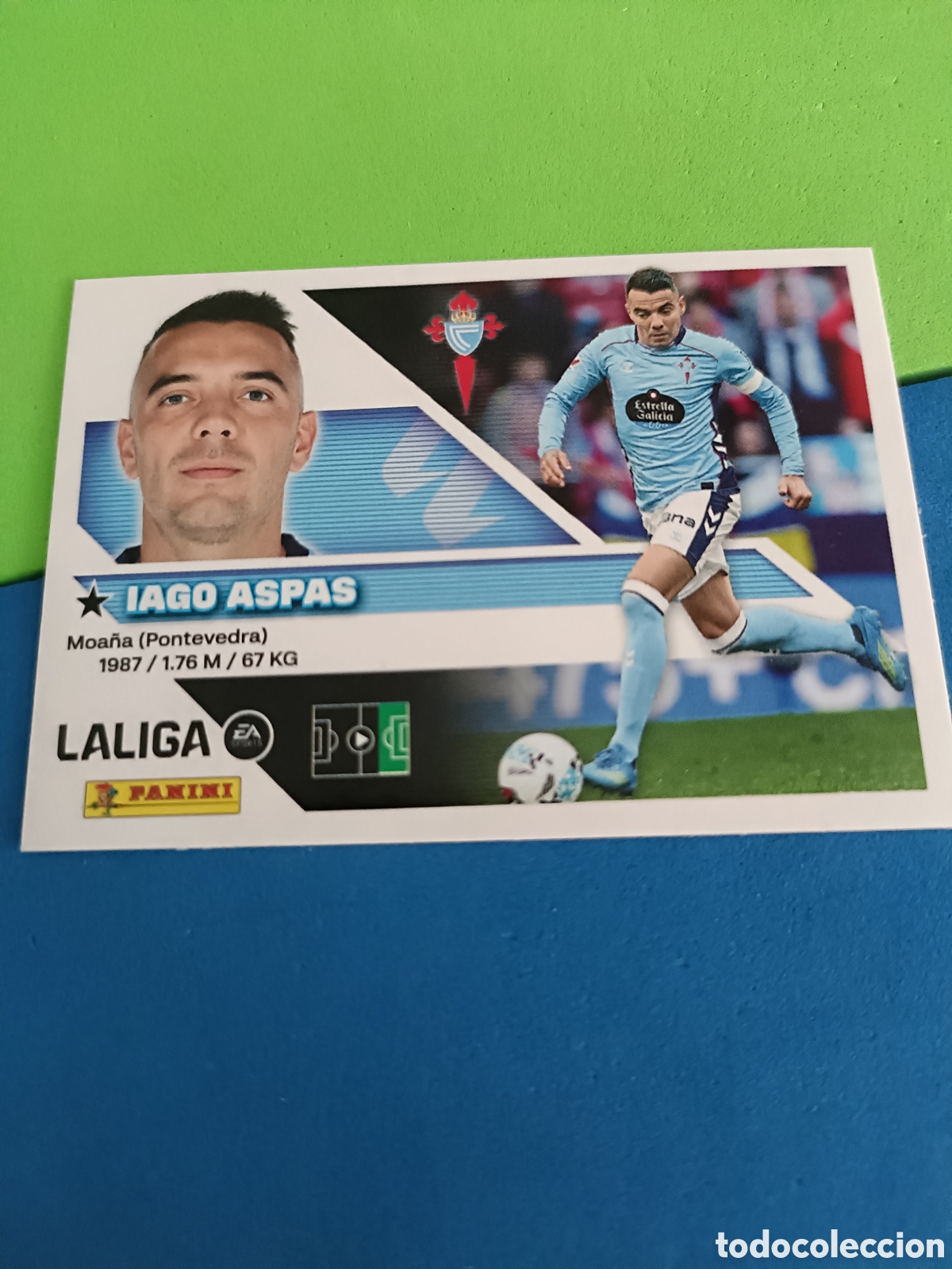 Cromos de f&uacute;tbol: Panini cromos stickers Liga este 2026 2027 26 27 - Celta Vigo 17 Iago Aspas