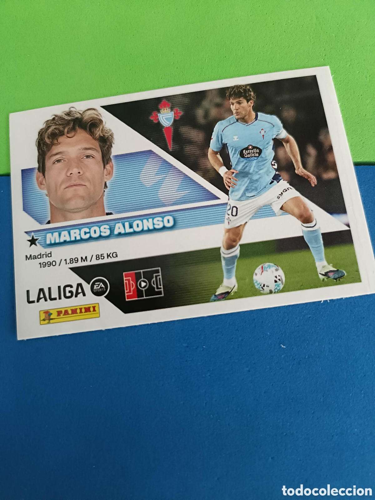 Cromos de f&uacute;tbol: Panini cromos stickers Liga este 2026 2027 26 27 - Celta Vigo 9A Marcos Alonso