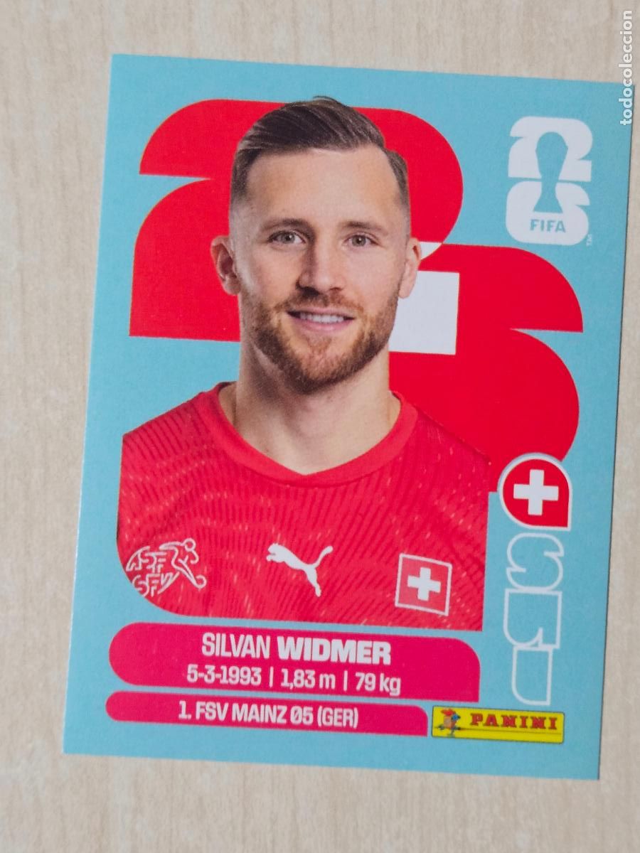 Cromos de f&uacute;tbol: CROMO SUI8 SUI 8 - WIDMER SUIZA - MUNDIAL FIFA WORLD CUP 2026 STICKER PANINI SIN PEGAR