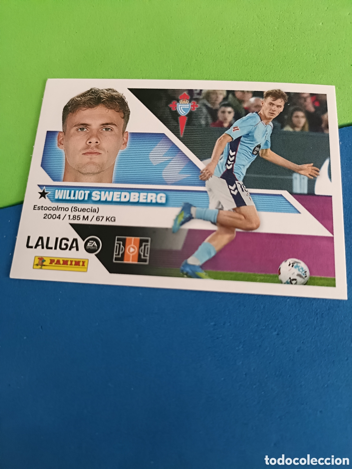 Cromos de f&uacute;tbol: Panini cromos stickers Liga este 2026 2027 26 27 - Celta Vigo 16 Swedberg