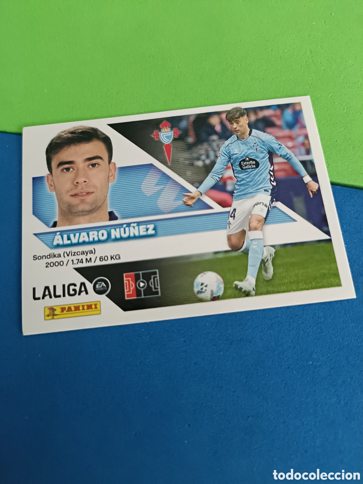 Cromos de f&uacute;tbol: Panini cromos stickers Liga este 2026 2027 26 27 - Celta Vigo 5 &Aacute;lvaro N&uacute;&ntilde;ez