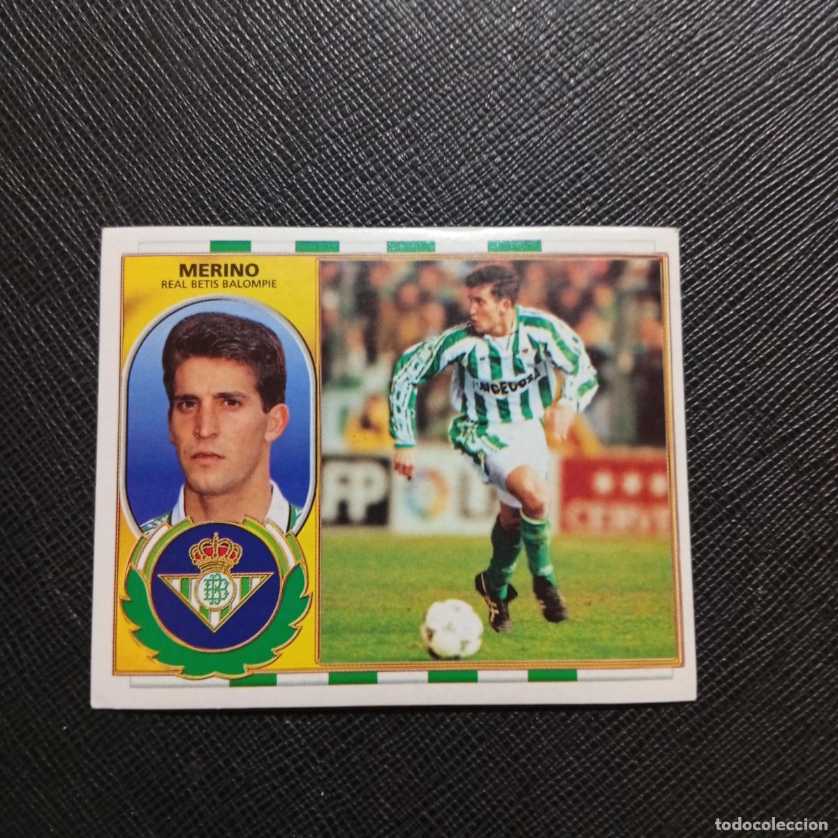 Cartes &agrave; collectionner de Football: MERINO REAL BETIS ESTE 96 97 CROMO FUTBOL 1996 1997 LIGA - SIN PEGAR - A75 PG570