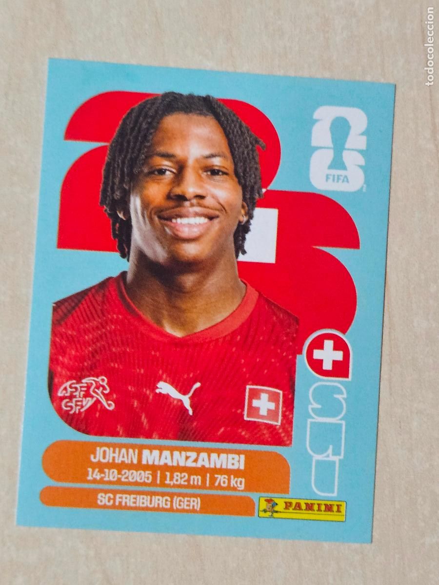 Cartes &agrave; collectionner de Football: CROMO SUI15 SUI 15 - MANZAMBI SUIZA - MUNDIAL FIFA WORLD CUP 2026 STICKER PANINI SIN PEGAR