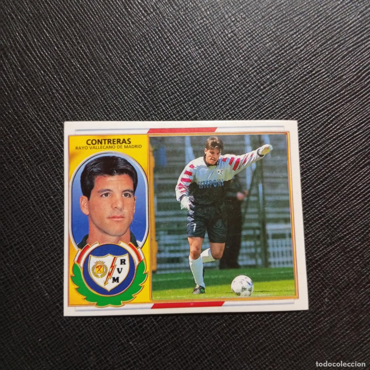 Football Stickers: CONTRERAS RAYO VALLECANO ESTE 96 97 CROMO FUTBOL 1996 1997 LIGA - SIN PEGAR - A75 PG570