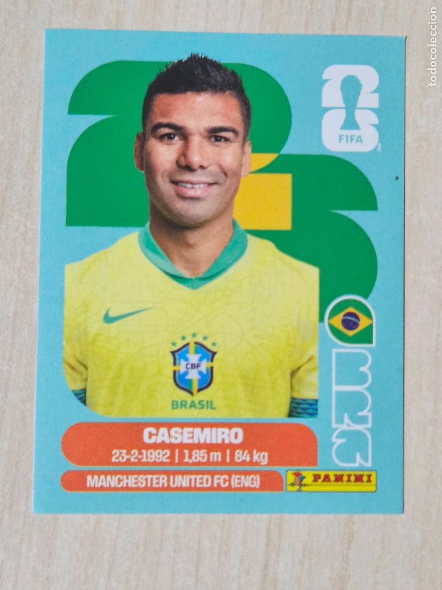 Cromos de f&uacute;tbol: CROMO BRA10 BRA 10 - CASEMIRO BRASIL - MUNDIAL FIFA WORLD CUP 2026 STICKER PANINI SIN PEGAR