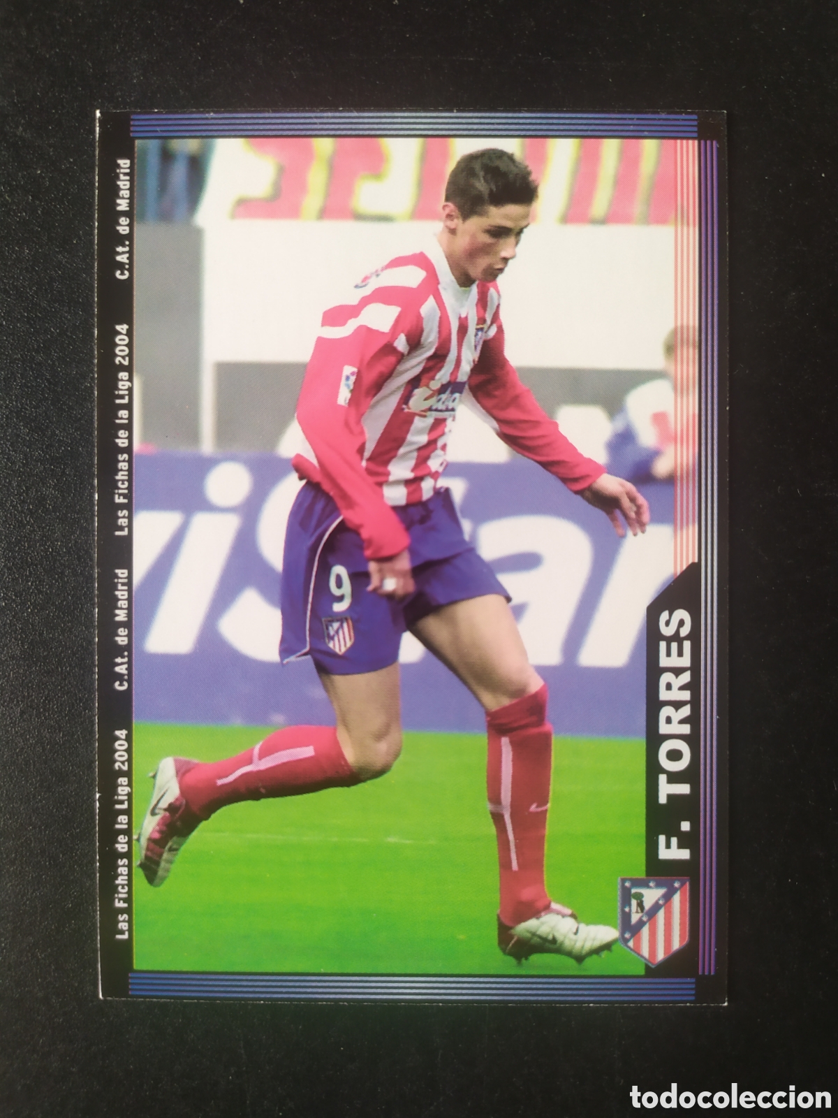 Cromos de f&uacute;tbol: Mundicromo fichas Liga 2003 2004 03 04 Fernando Torres n&deg; 317 Atl&eacute;tico Madrid