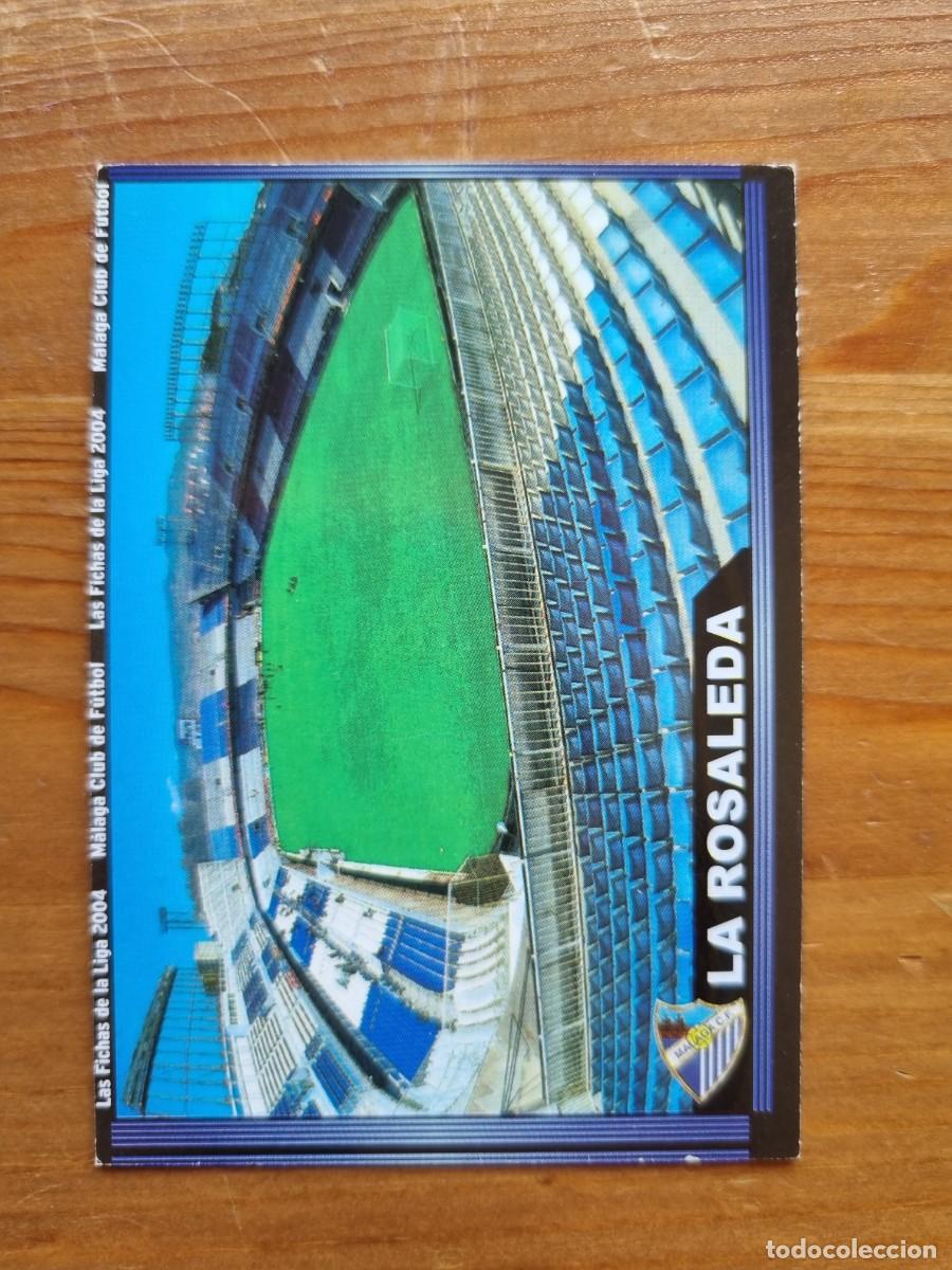Cromos de f&uacute;tbol: 326 LA ROSALEDA (M&aacute;laga CF). Las Fichas de la Liga 2003 2004 03 04 (Mundicromo)