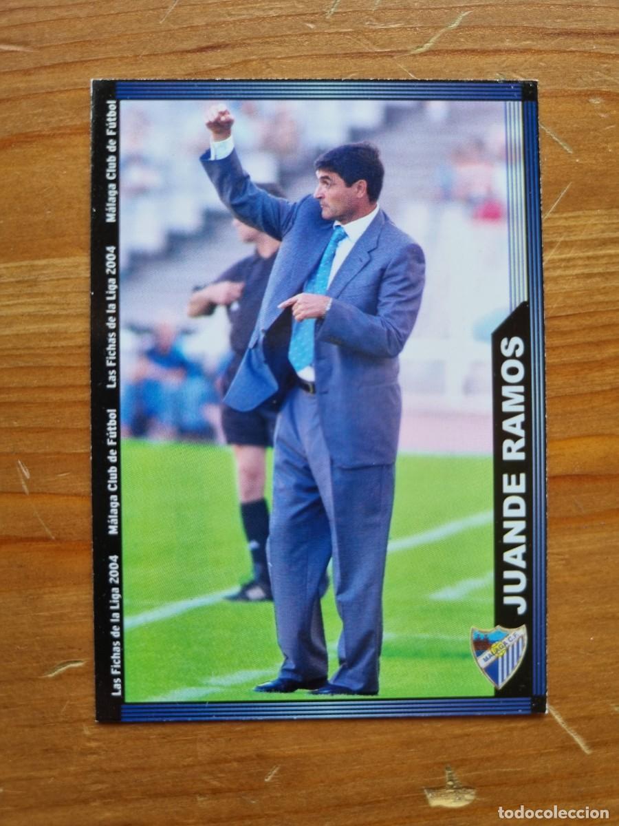 Figurine di Calcio: 327 JUANDE RAMOS (M&aacute;laga CF). Las Fichas de la Liga 2003 2004 03 04 (Mundicromo)
