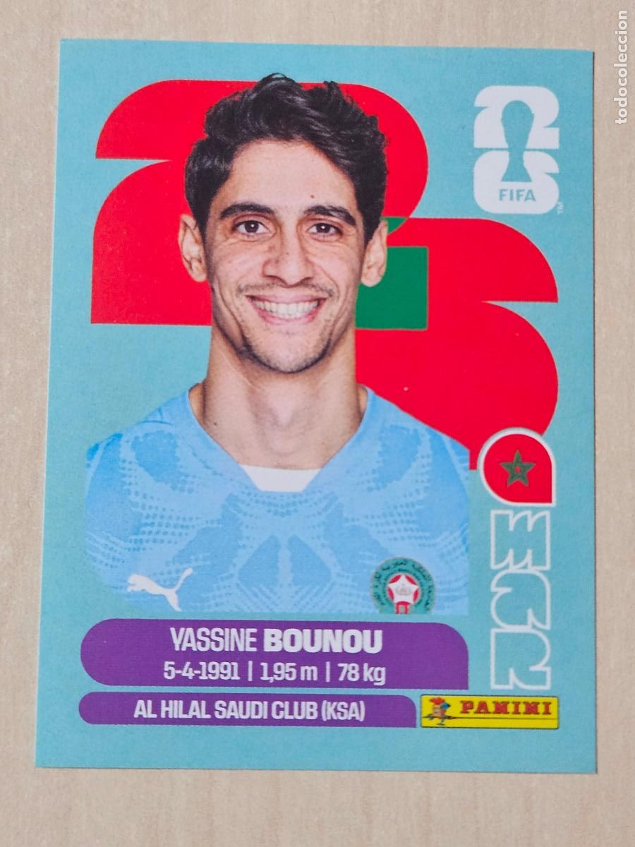 Figurine di Calcio: CROMO MAR2 MAR 2 - BOUNOU MARRUECOS - MUNDIAL FIFA WORLD CUP 2026 STICKER PANINI SIN PEGAR