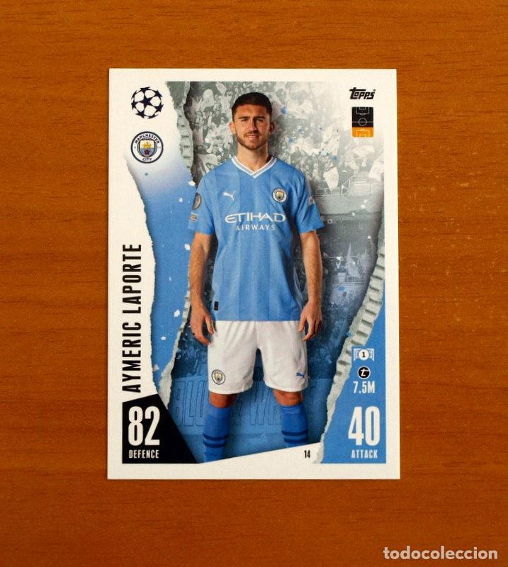 Figurine di Calcio: Manchester City - N&ordm; 14 Aymeric Laporte - Topps Match Attax Trading Card Game 2023-2024-23-24