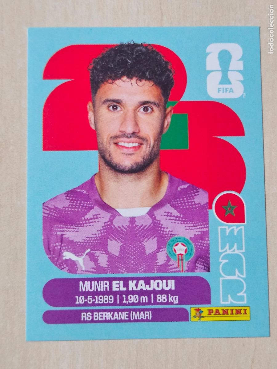 Figurine di Calcio: CROMO MAR3 MAR 3 - EL KAJOUI MARRUECOS - MUNDIAL FIFA WORLD CUP 2026 STICKER PANINI SIN PEGAR