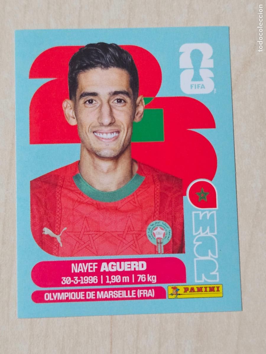 Figurine di Calcio: CROMO MAR6 MAR 6 - NAYEF AGUERO MARRUECOS - MUNDIAL FIFA WORLD CUP 2026 STICKER PANINI SIN PEGAR