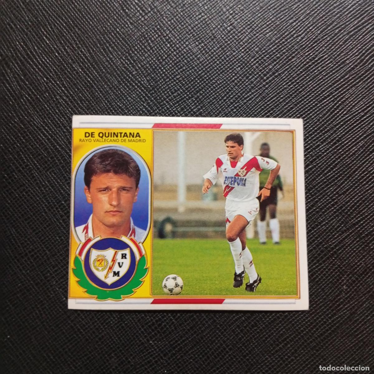 Cromos de f&uacute;tbol: DE QUINTANA RAYO VALLECANO ESTE 96 97 CROMO FUTBOL 1996 1997 LIGA - SIN PEGAR - A75 PG579
