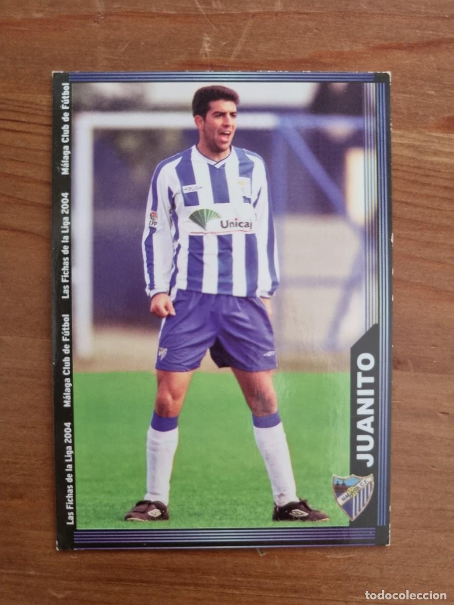Cromos de f&uacute;tbol: 337 JUANITO (M&aacute;laga CF). Las Fichas de la Liga 2003 2004 03 04 (Mundicromo)
