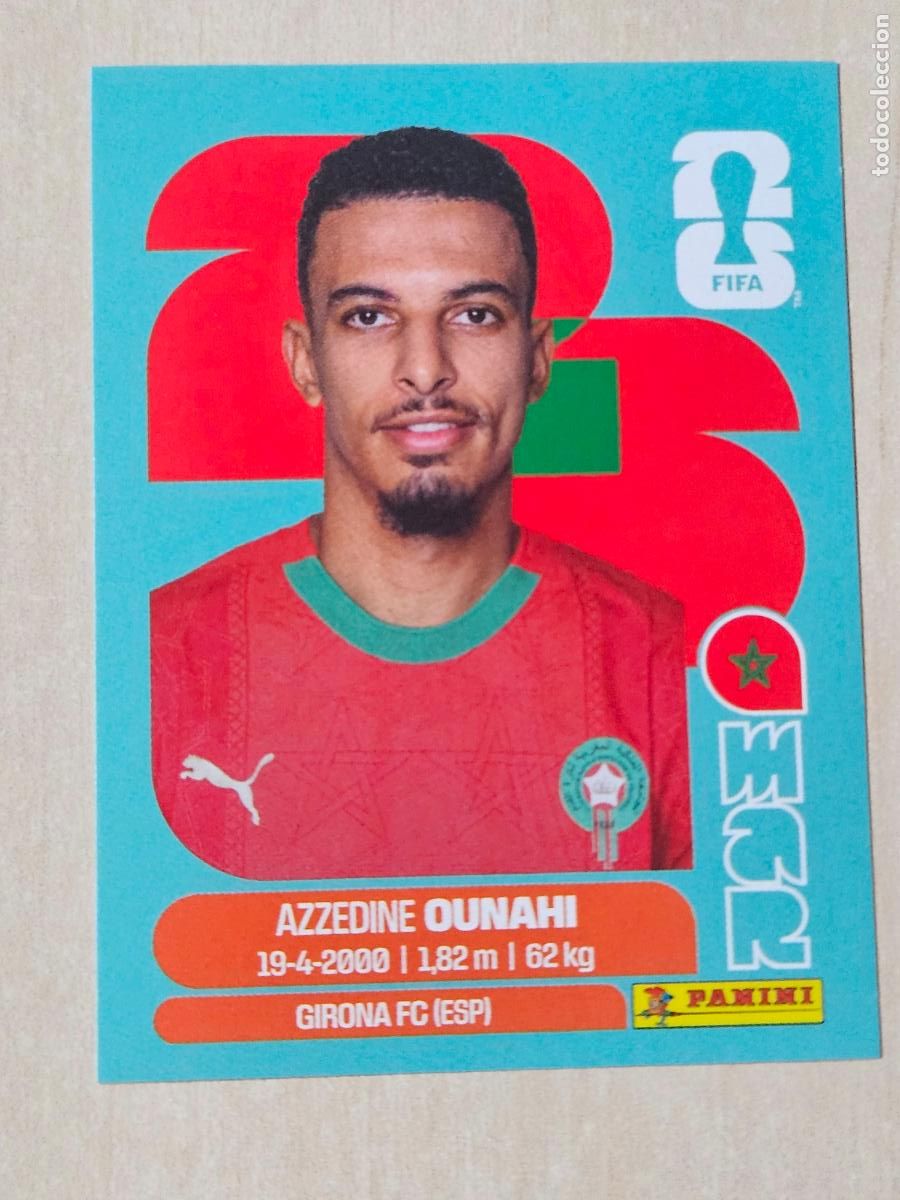 Fu&szlig;ball-Sticker: CROMO MAR11 MAR 11 - OUINAHI MARRUECOS - MUNDIAL FIFA WORLD CUP 2026 STICKER PANINI SIN PEGAR