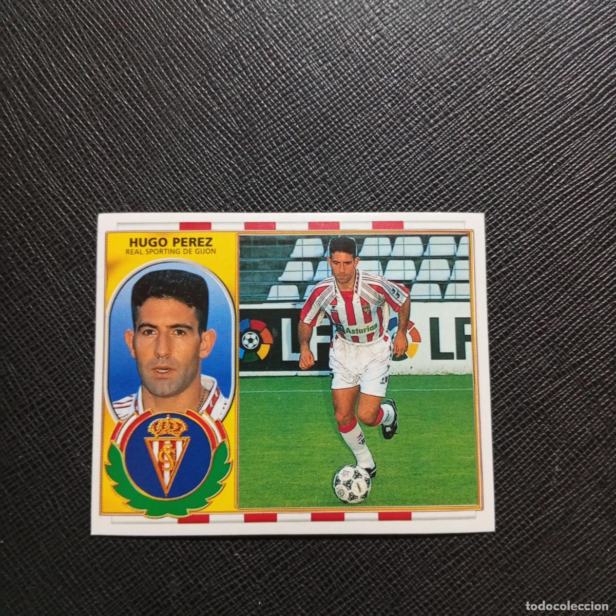 Cromos de f&uacute;tbol: HUGO PEREZ SPORTING GIJON ESTE 96 97 CROMO FUTBOL 1996 1997 LIGA - SIN PEGAR - A75 PG588