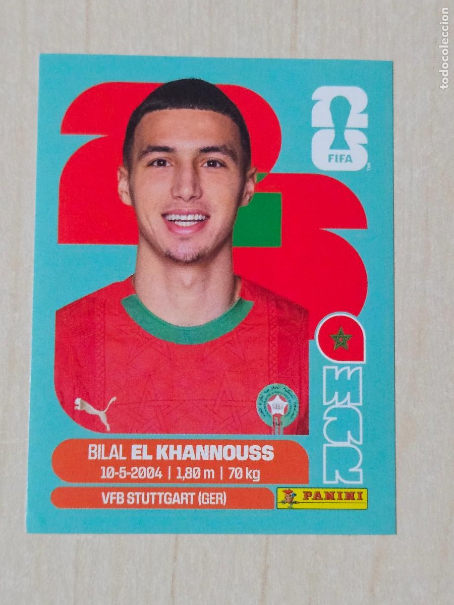 Cromos de f&uacute;tbol: CROMO MAR14 MAR 14 - EL KHANNOUSS MARRUECOS - MUNDIAL FIFA WORLD CUP 2026 STICKER PANINI SIN PEGAR