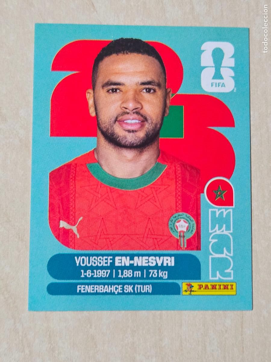 Cromos de f&uacute;tbol: CROMO MAR16 MAR 16 - EN-NESYRI MARRUECOS - MUNDIAL FIFA WORLD CUP 2026 STICKER PANINI SIN PEGAR
