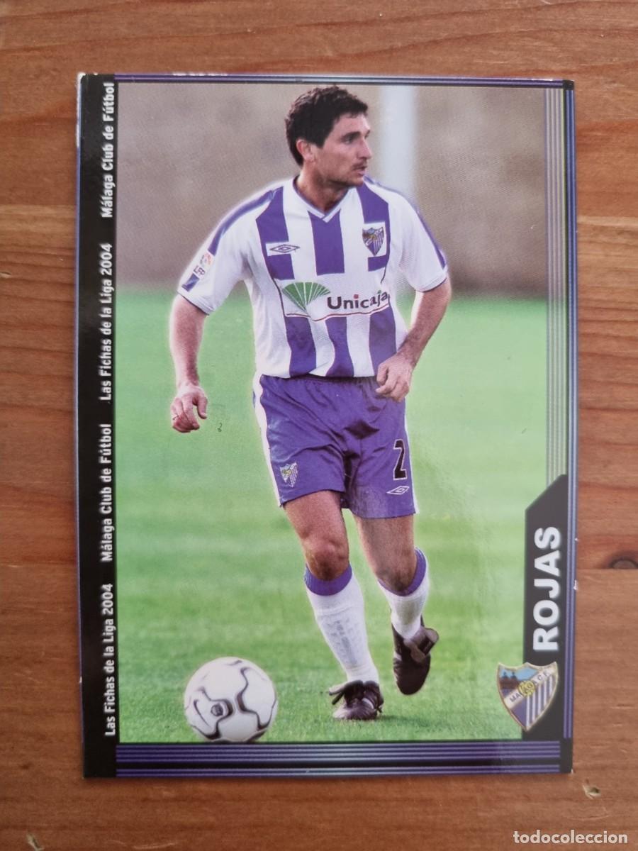 Cromos de f&uacute;tbol: 343 ROJAS (M&aacute;laga CF). Las Fichas de la Liga 2003 2004 03 04 (Mundicromo)