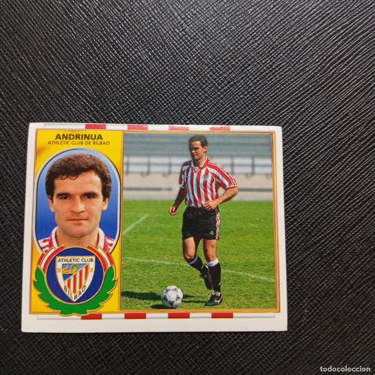 Cromos de f&uacute;tbol: ANDRINUA BILBAO ESTE 96 97 CROMO FUTBOL 1996 1997 LIGA - SIN PEGAR - A75 PG606