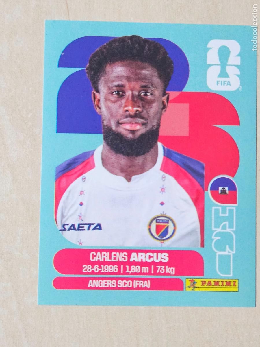 Cromos de f&uacute;tbol: CROMO HAI3 HAI 3 - ARCUS HAITI - MUNDIAL FIFA WORLD CUP 2026 STICKER PANINI SIN PEGAR