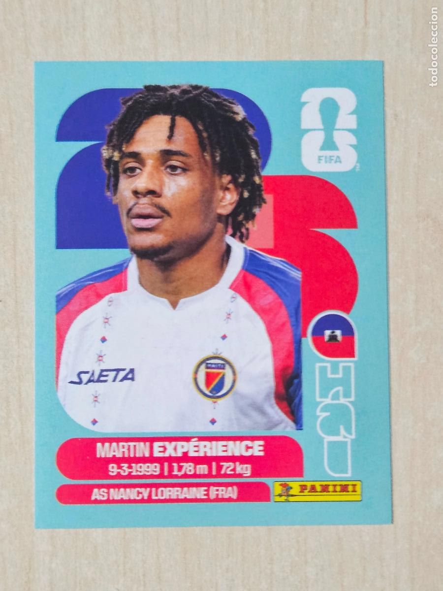 Cromos de f&uacute;tbol: CROMO HAI4 HAI 4 - EXPERIENCE HAITI - MUNDIAL FIFA WORLD CUP 2026 STICKER PANINI SIN PEGAR