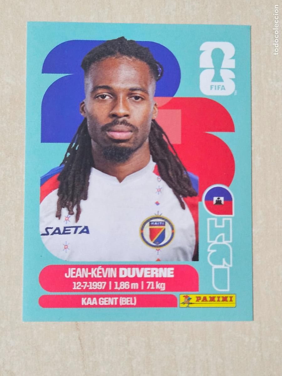 Cromos de f&uacute;tbol: CROMO HAI5 HAI 5 - DUVERNE HAITI - MUNDIAL FIFA WORLD CUP 2026 STICKER PANINI SIN PEGAR