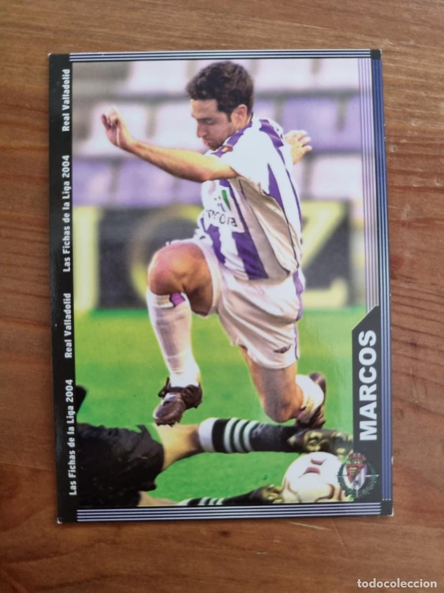 Fu&szlig;ball-Sticker: 358 MARCOS (Real Valladolid). Las Fichas de la Liga 2003 2004 03 04 (Mundicromo)