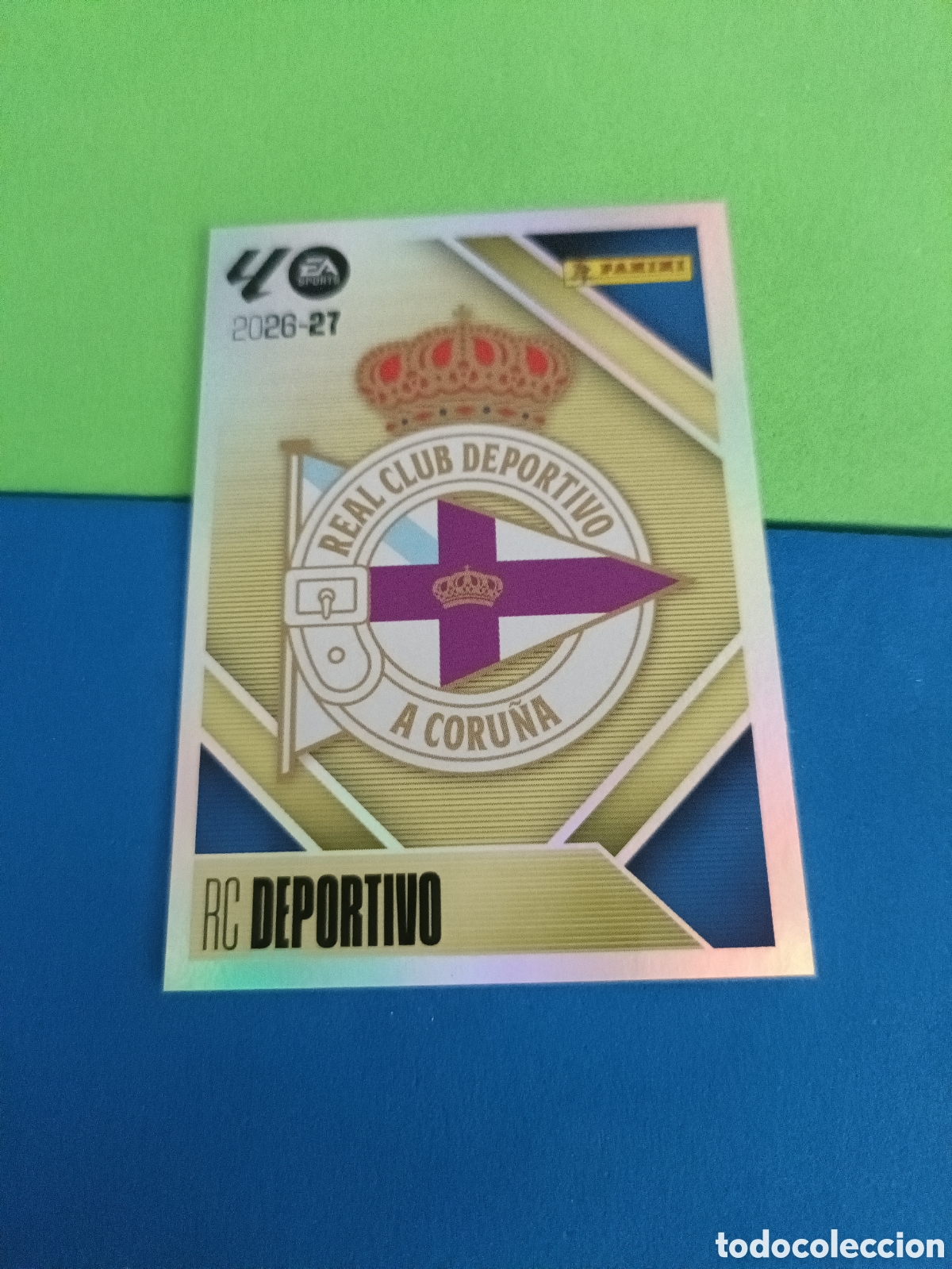 Football Stickers: Panini cromos stickers Liga este 2026 2027 26 27 - Deportivo Coru&ntilde;a 1 Escudo