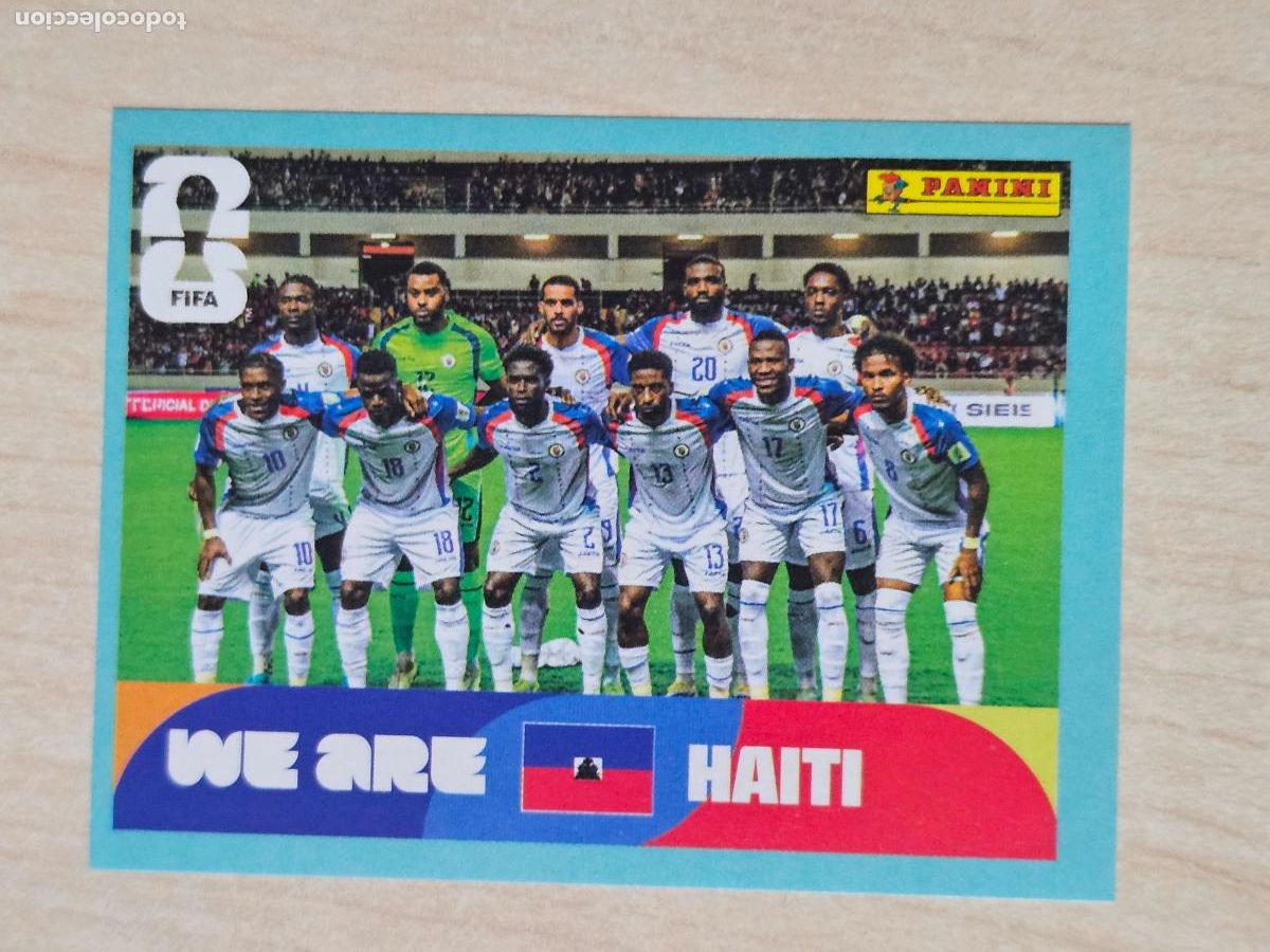 Cromos de f&uacute;tbol: CROMO HAI13 HAI 13 - ALINEACION HAITI - MUNDIAL FIFA WORLD CUP 2026 STICKER PANINI SIN PEGAR