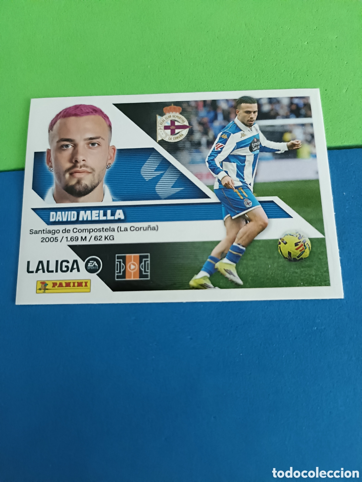 Cromos de f&uacute;tbol: Panini cromos stickers Liga este 2026 2027 26 27 - Deportivo Coru&ntilde;a 16 Mella