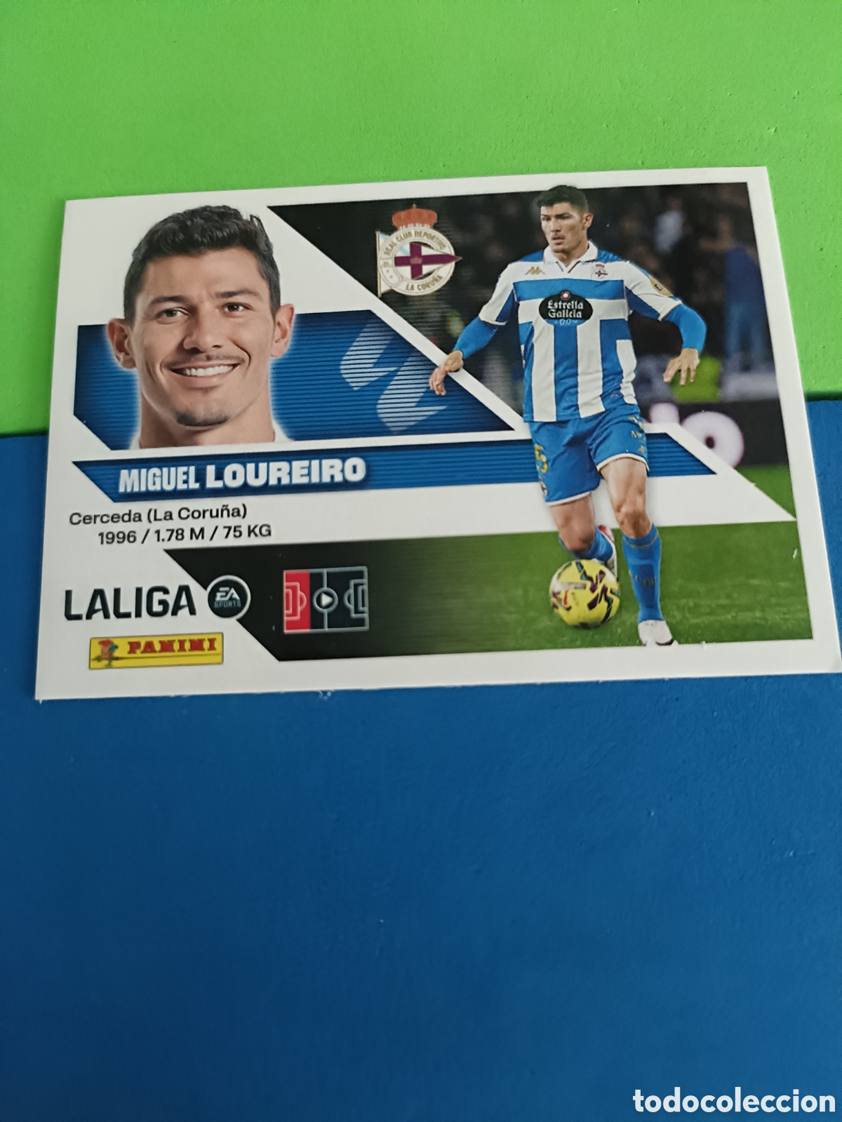 Cromos de f&uacute;tbol: Panini cromos stickers Liga este 2026 2027 26 27 - Deportivo Coru&ntilde;a 6 Loureiro
