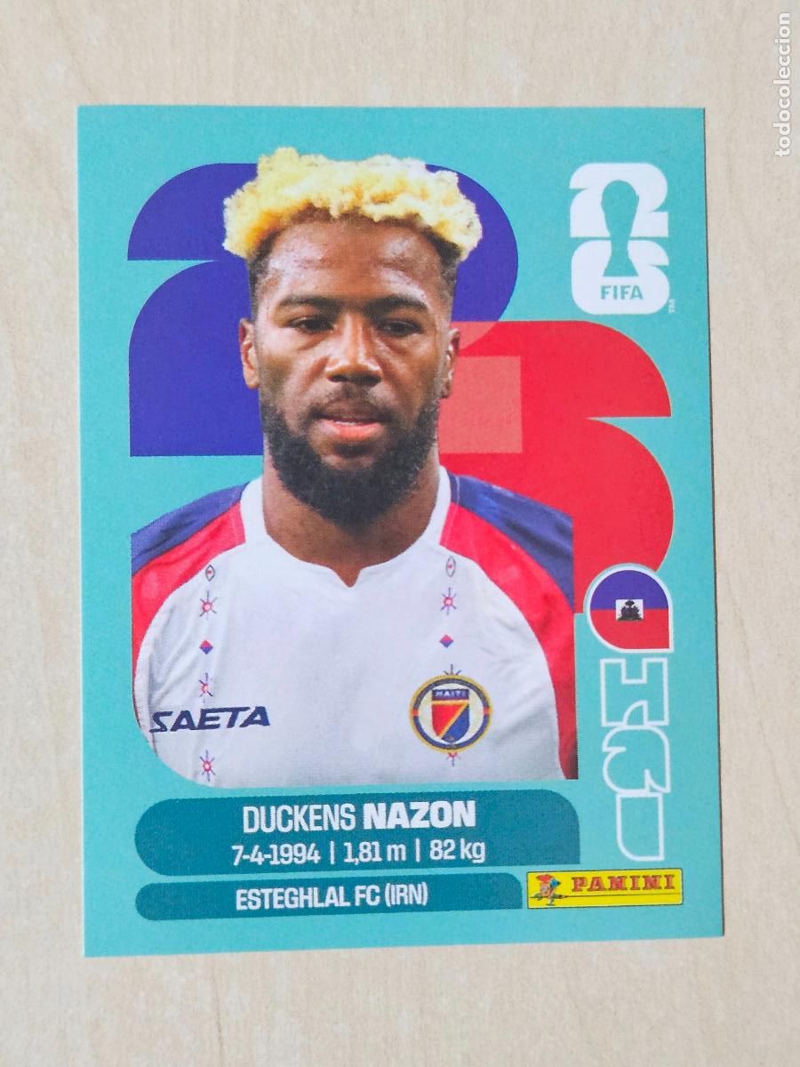Cromos de f&uacute;tbol: CROMO HAI18 HAI 18 - NAZON HAITI - MUNDIAL FIFA WORLD CUP 2026 STICKER PANINI SIN PEGAR