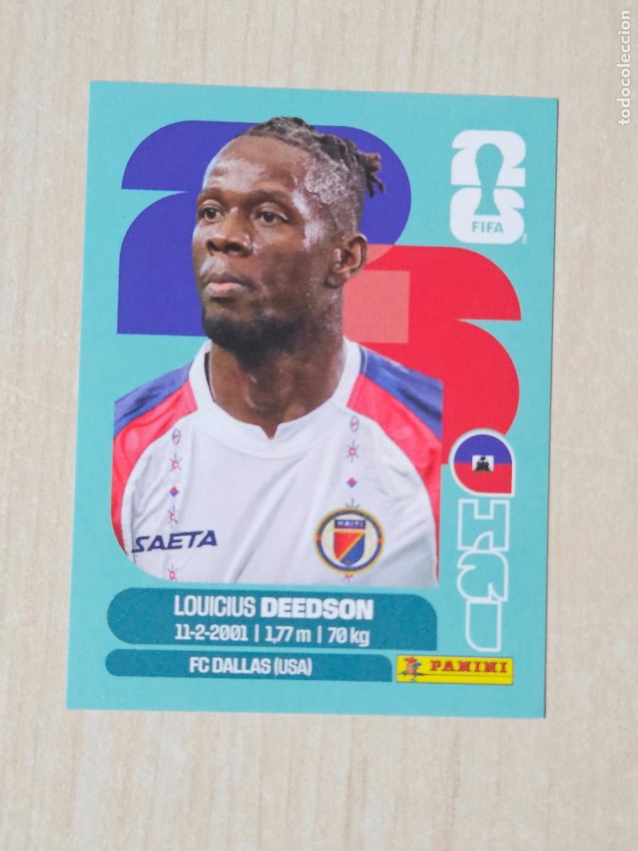 Cromos de f&uacute;tbol: CROMO HAI19 HAI 19 - DEEDSON HAITI - MUNDIAL FIFA WORLD CUP 2026 STICKER PANINI SIN PEGAR