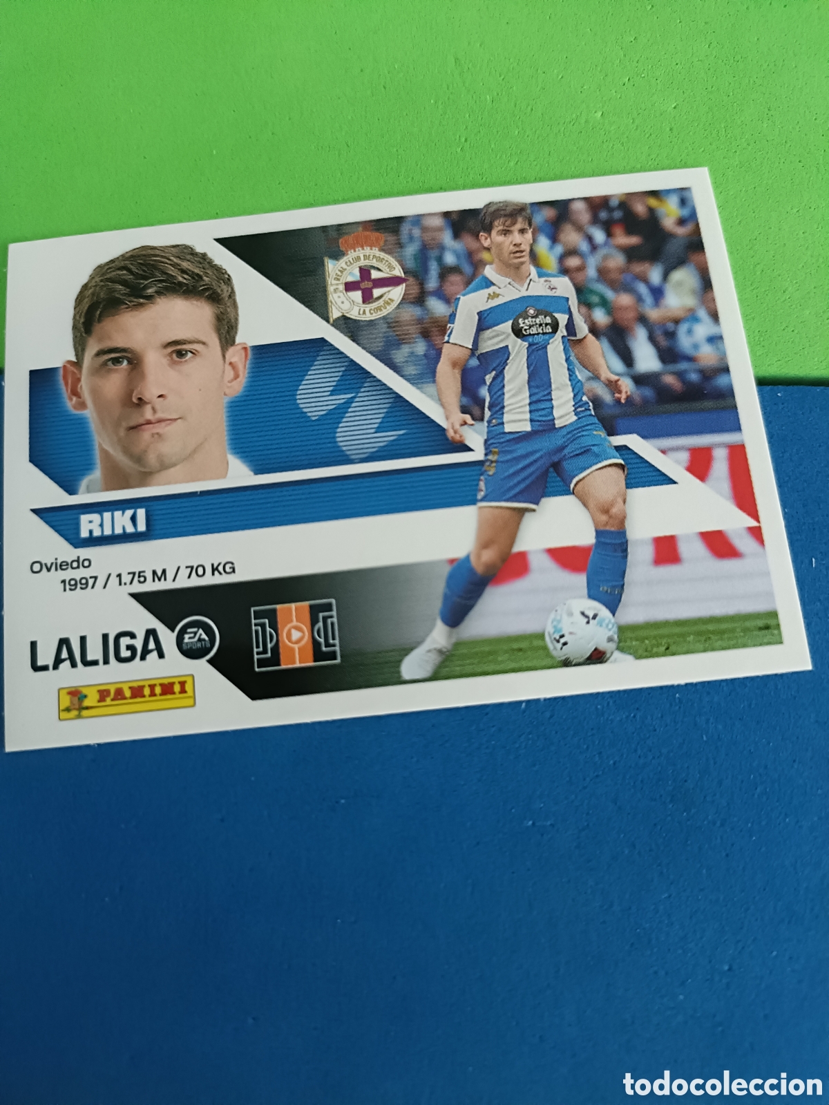 Cromos de f&uacute;tbol: Panini cromos stickers Liga este 2026 2027 26 27 - Deportivo Coru&ntilde;a 12 Riki