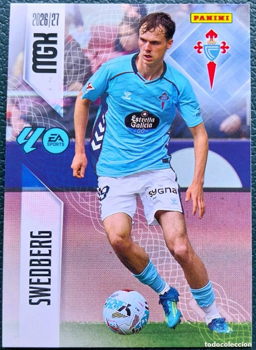 Cromos de f&uacute;tbol: 122 SWEDBERG CELTA DE VIGO FICHAS ALBUM MEGACRACKS 2026 2027 MGK 26 27