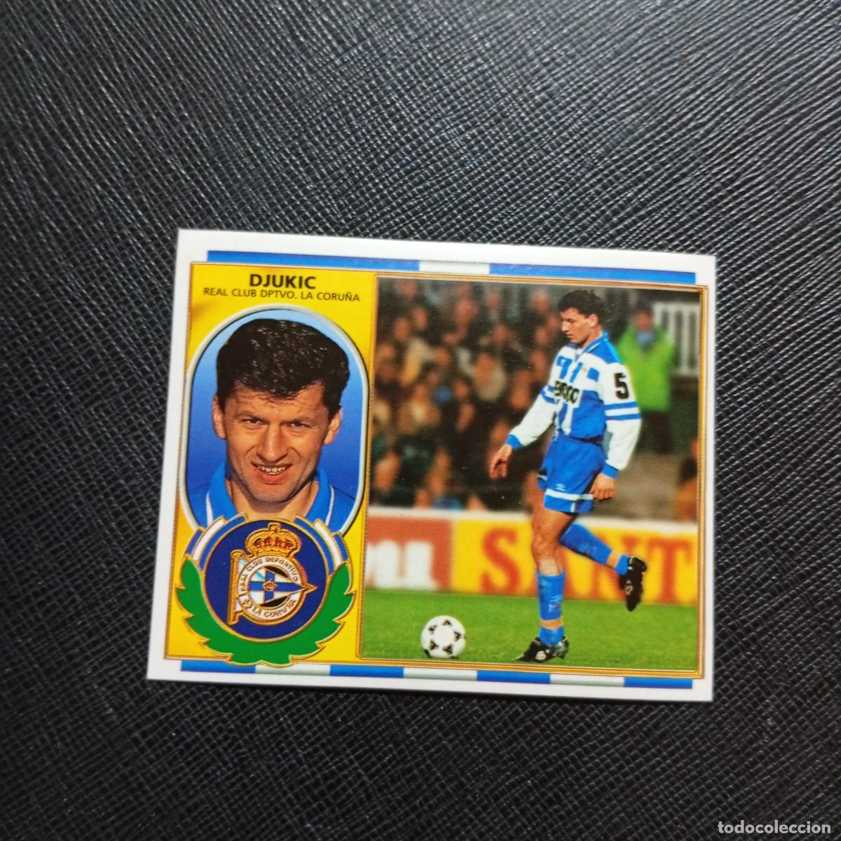 Cromos de f&uacute;tbol: DJUKIC DEPORTIVO ESTE 96 97 CROMO FUTBOL 1996 1997 LIGA - SIN PEGAR - A75 PG615