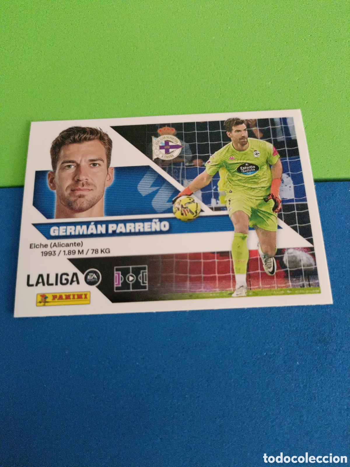 Cromos de f&uacute;tbol: Panini cromos stickers Liga este 2026 2027 26 27 - Deportivo Coru&ntilde;a 4 German Parre&ntilde;o