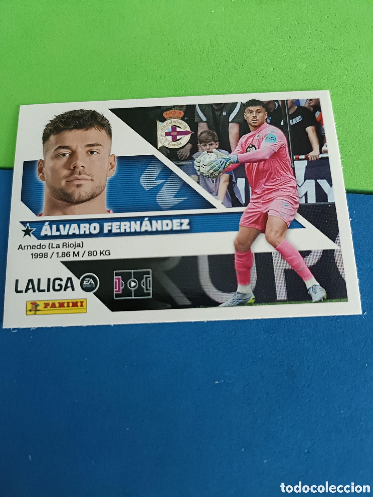 Cromos de f&uacute;tbol: Panini cromos stickers Liga este 2026 2027 26 27 - Deportivo Coru&ntilde;a 3 &Aacute;lvaro Fern&aacute;ndez