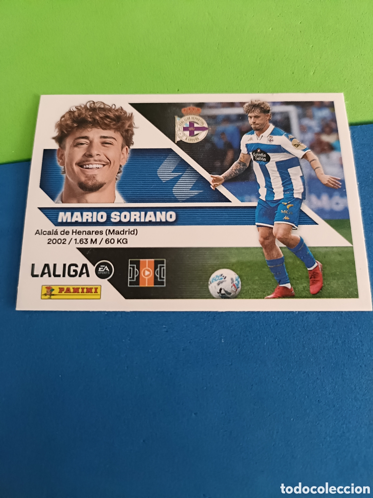 Cromos de f&uacute;tbol: Panini cromos stickers Liga este 2026 2027 26 27 - Deportivo Coru&ntilde;a 13 Mario Soriano