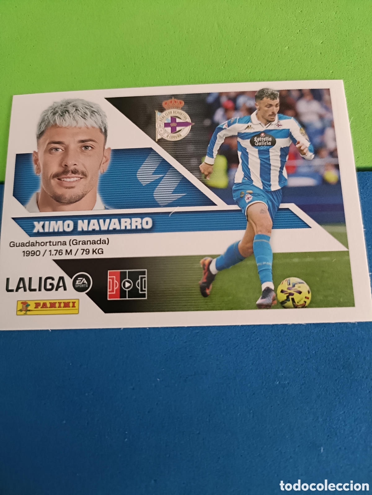 Cromos de f&uacute;tbol: Panini cromos stickers Liga este 2026 2027 26 27 - Deportivo Coru&ntilde;a 9A Ximo Navarro