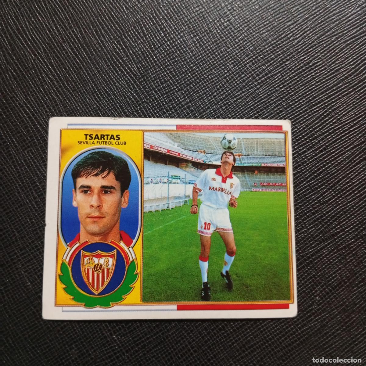 Cromos de f&uacute;tbol: TSARTAS SEVILLA ESTE 96 97 CROMO FUTBOL 1996 1997 LIGA - SIN PEGAR - A75 PG633