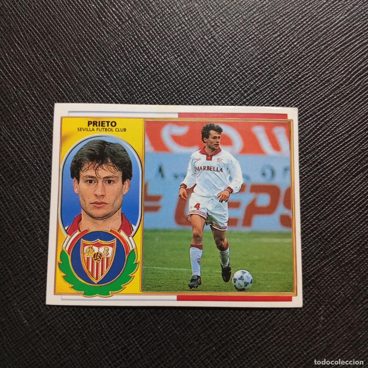 Cromos de f&uacute;tbol: PRIETO SEVILLA ESTE 96 97 CROMO FUTBOL 1996 1997 LIGA - SIN PEGAR - A75 PG633